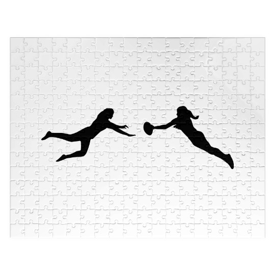 Ultimate Frisbee - women Jigsaw Puzzles