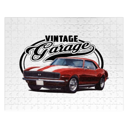 Vintage Camaro Garage Jigsaw Puzzles