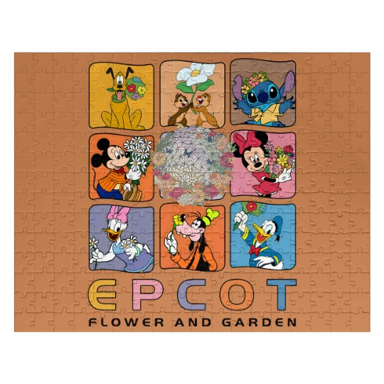 Disney Epcot Flower & Garden Festival 2024 Jigsaw Puzzles