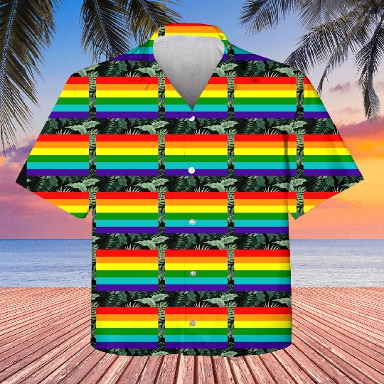 Gay pride rainbow flag Kids Hawaiians
