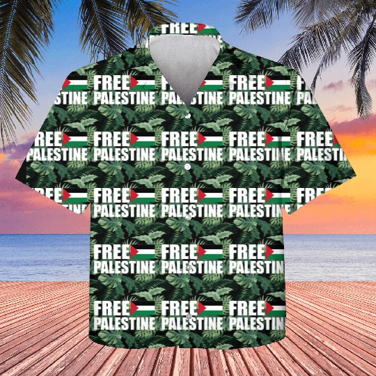 Free palestine Kids Hawaiians