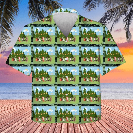Wild Animals: Forest Fiesta Kids Hawaiians