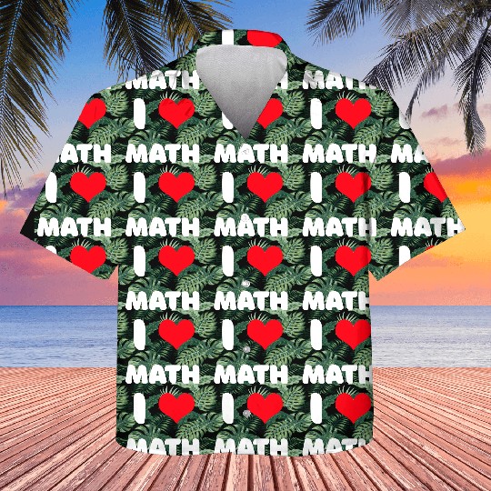I love math Kids Hawaiians