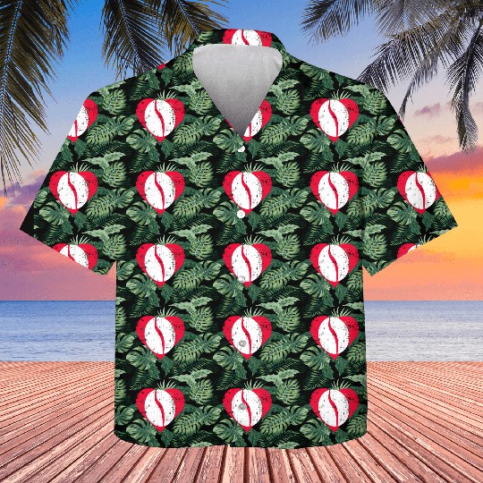 Navy Bean Heart Kids Hawaiians