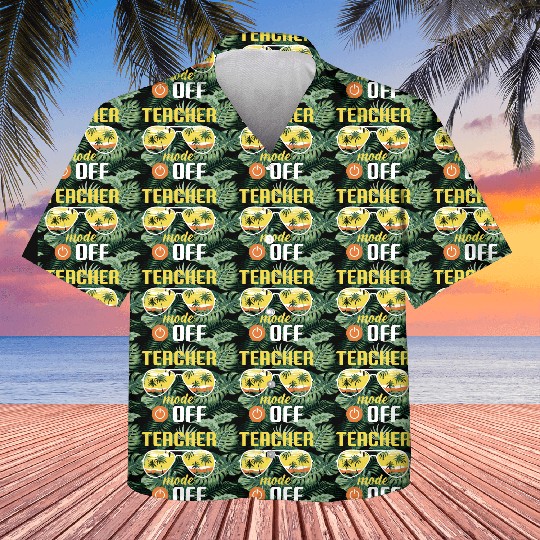 Teacher Mode Off Tie Dye Last Day Of School Kids Hawaiians