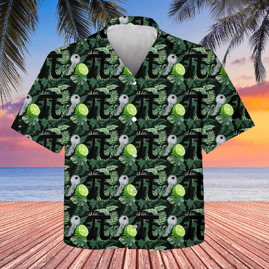 Key Lime Pi Pun funny Pi Day Key Lime Pi Kids Hawaiians