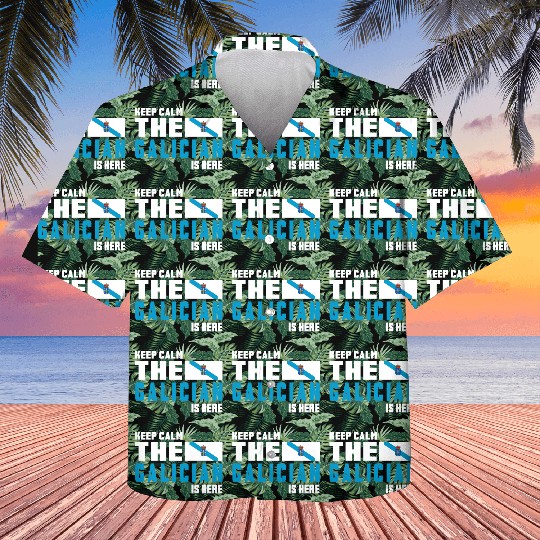 Keep calm Galicia flags design Kids Hawaiians