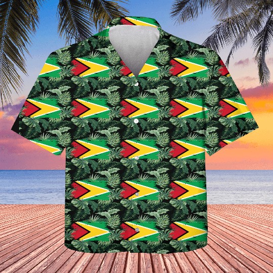 Guiana flag Kids Hawaiians