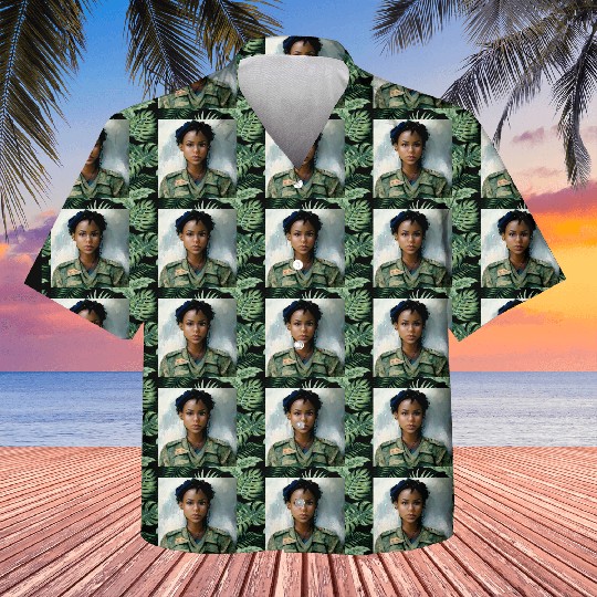 Beautiful US army combat medic painting Kids Hawaiians