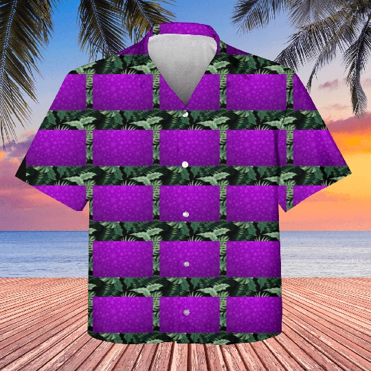 Purple Snowflakes Aesthetic Pattern Kids Hawaiians