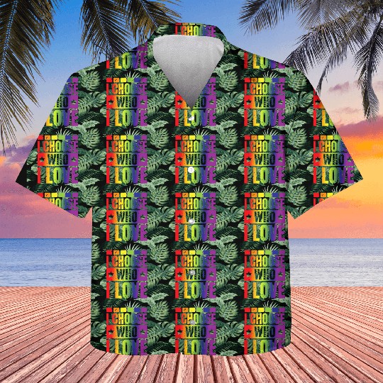 I Choose Who I Love LGBT Gay Rights Rainbow Pride Kids Hawaiians
