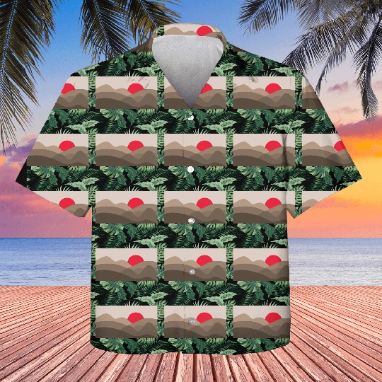 Minimalist Sun Coffee Brown Kids Hawaiians