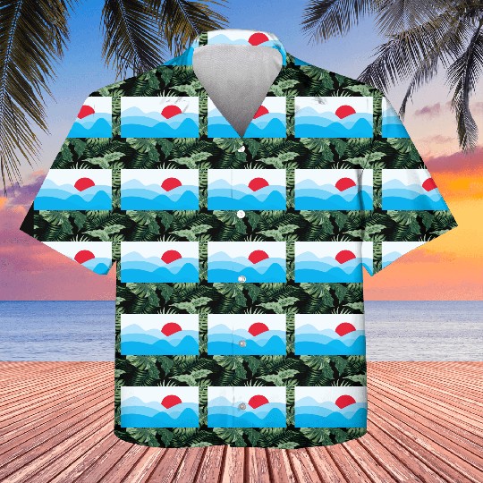 Minimalist Sun Light Blue Kids Hawaiians