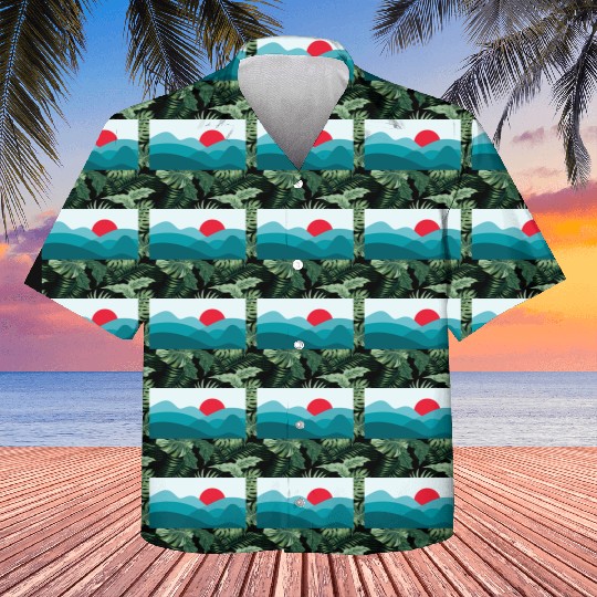 Minimalist Sun Teal Blue Kids Hawaiians