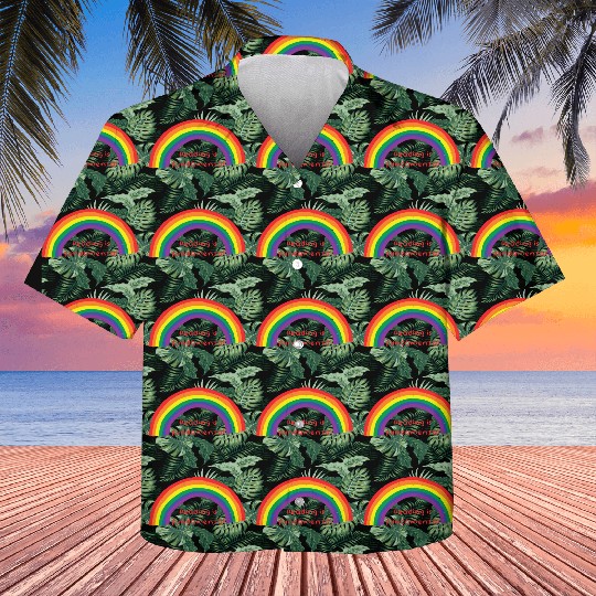 LBGT Flag Gay Pride Human Vintage Rainbow Kids Hawaiians