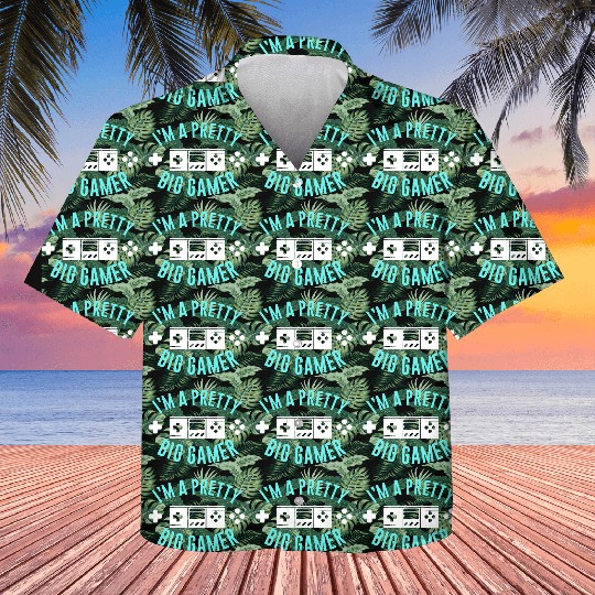 Pretty Big Gamer Video Game Player Gaming Gifts Kids Hawaiians