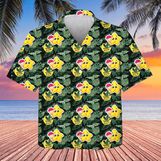 Design d'étoile et lune Kids Hawaiians