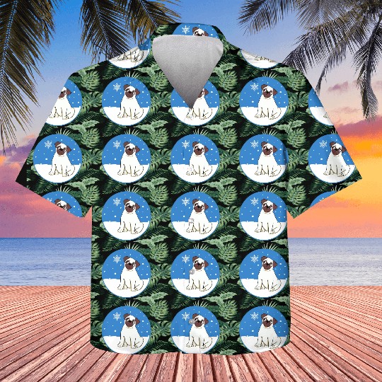 Curious Pug Kids Hawaiians