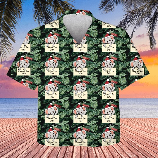 Elephant christmas funny prison Kids Hawaiians