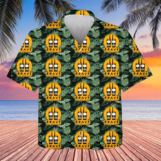 Ham Radio Brave And Beautiful Loves Radio Operator Kids Hawaiians
