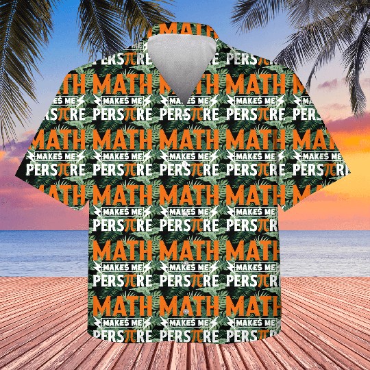 Funny Pi Day Kids Hawaiians Math Makes Me for Pi Day 3 14