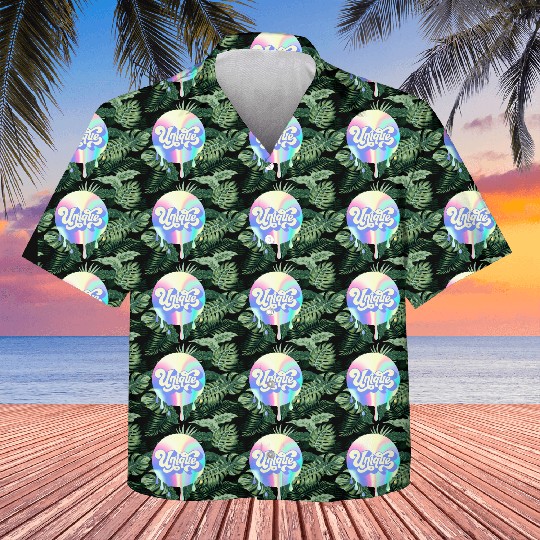 Unique Retro Kids Hawaiians | 90s Kids Hawaiians |Wavy Font Kids Hawaiians