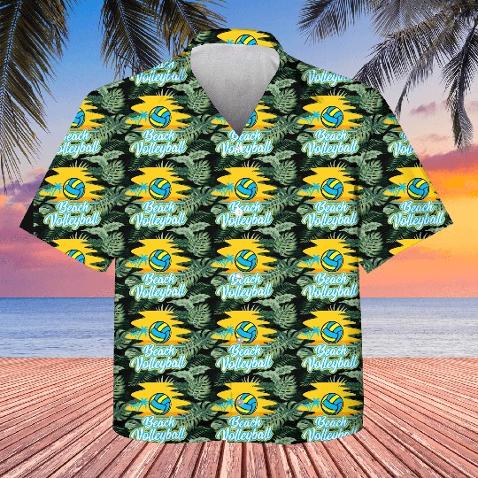 Volleyball Sport Lover Beach Volleyball Player Kids Hawaiians