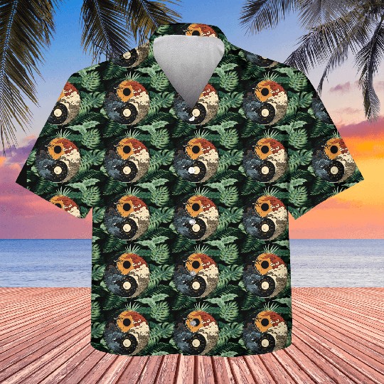 Sun and moon yin yang Kids Hawaiians