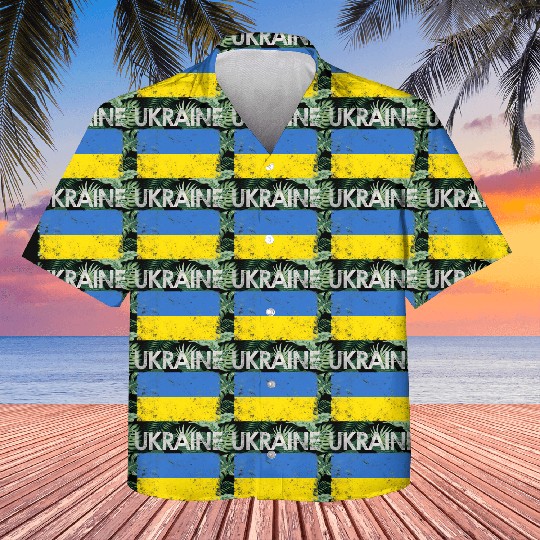 Ukraine Ukrainian Flag Pride Kids Hawaiians