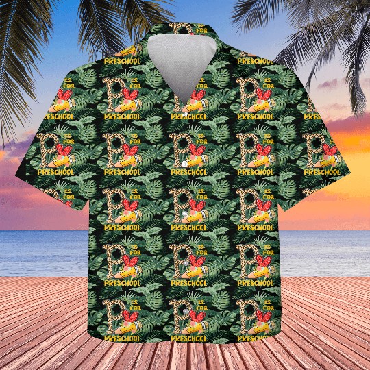 P Is For Preschool Appreciation Leopard Back To Sc Kids Hawaiians