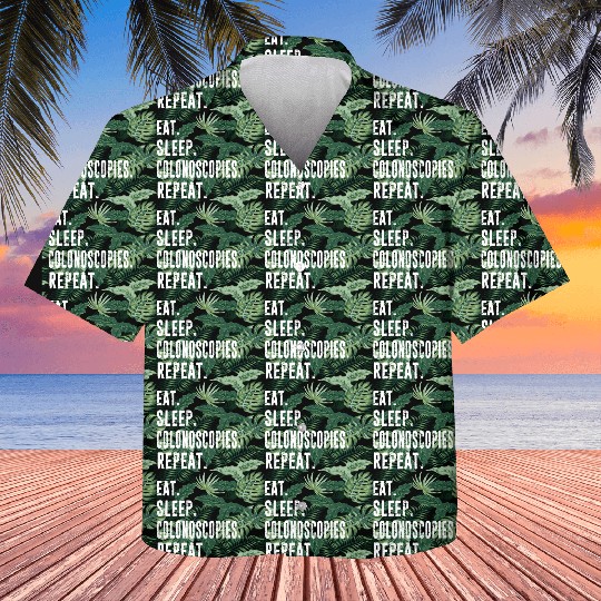 Gastroenterologist Colonoscopy Doctor Nurse Funny Kids Hawaiians