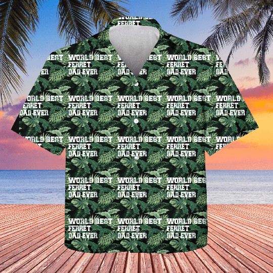 best world best Ferret dad ever fathers day funny Kids Hawaiians
