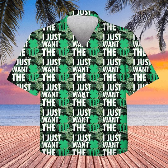 Bartender St Patric Day Just The Tip For Kids Hawaiians