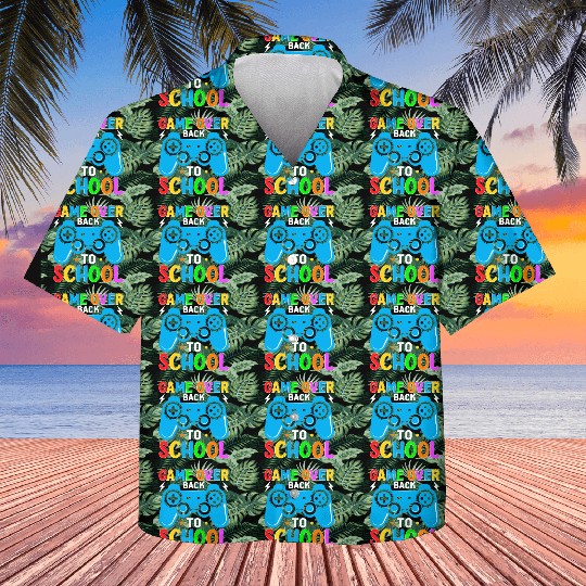 Game Over Back To School Kids Hawaiians