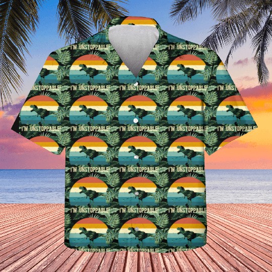 Now I'M Unstoppable Dinosaur Kids Hawaiians
