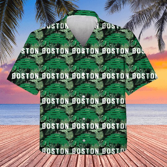 Boston Massachusetts Cityscape Green Kids Hawaiians