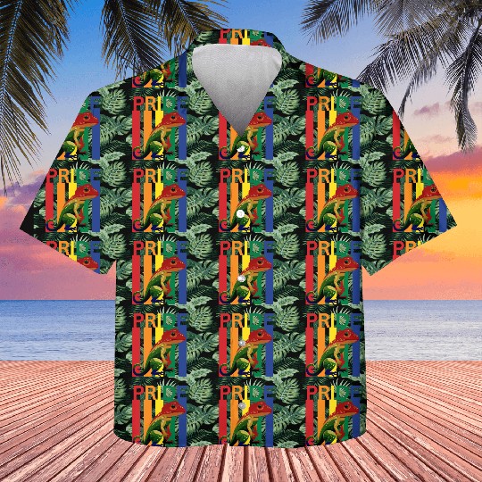 Gay Pride Gecko Kids Hawaiians