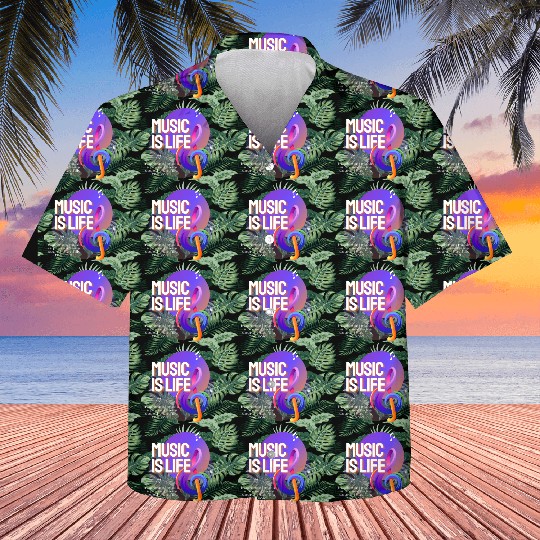 Unisex Contrast Kids Hawaiians