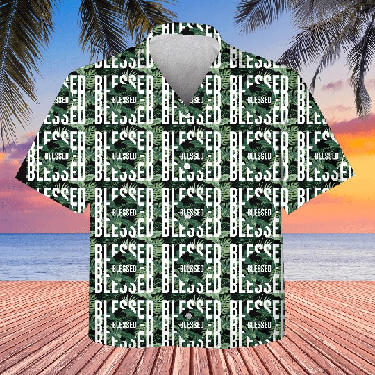 Blessed Love Jesus Christian Christmas Kids Hawaiians