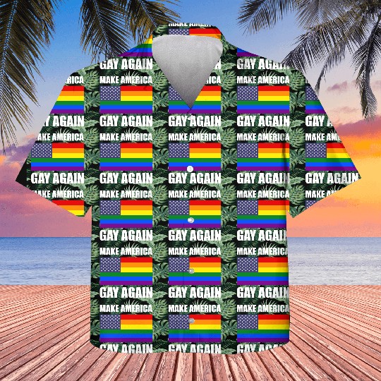 Rainbow LGBTQ American Pride Diversity Flag Kids Hawaiians