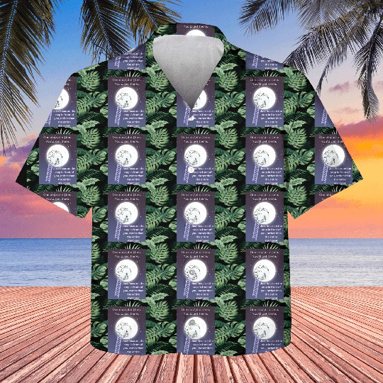 Full Moon Inspirational Quote Poster Kids Hawaiians