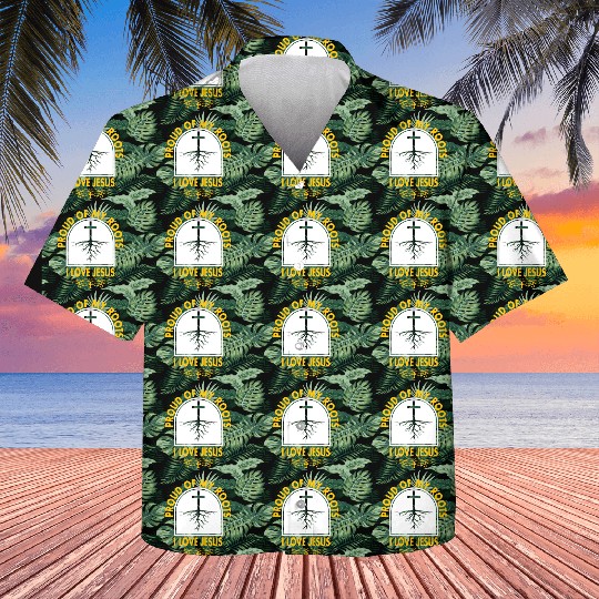Proud Of My Roots Love Jesus Christian Christmas Kids Hawaiians