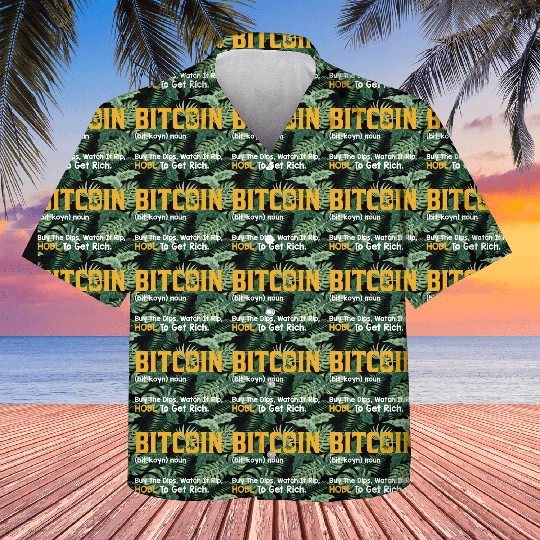 Vintage Bitcoin Definition Design Kids Hawaiians