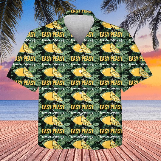 Easy Peasy Lemon Lemonade Vendor Gift Kids Hawaiians