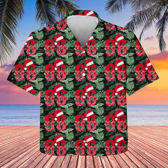 96 Christmas Birthday - Number Ninety Six Kids Hawaiians