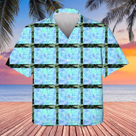 Crystal Snowflake Pattern Kids Hawaiians