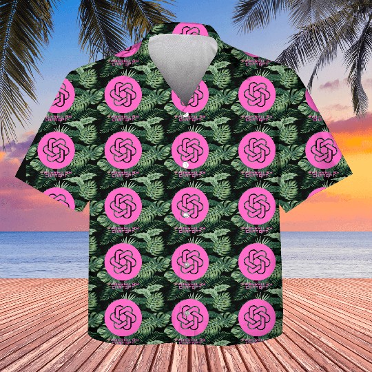 Powered by ChatGPT (Pink Design) Kids Hawaiians