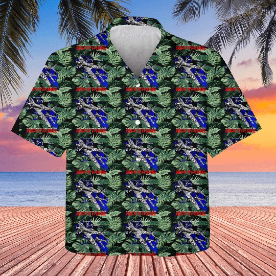 Spitfire Vintage English WW2 Fighter Aircraft Kids Hawaiians