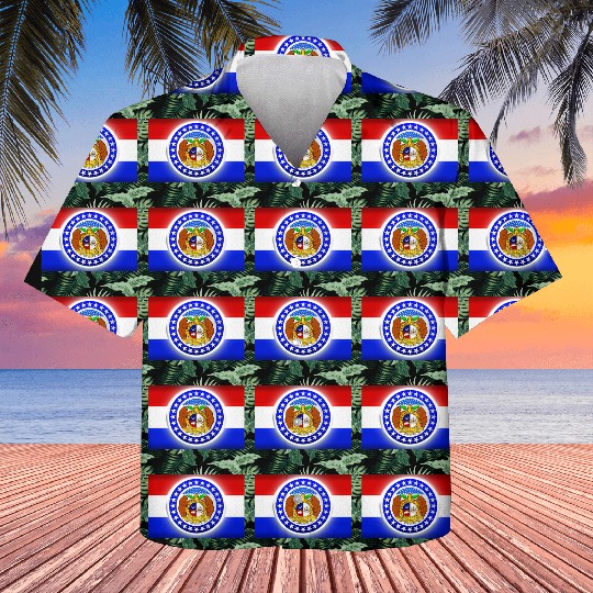 Missouri State Flag Re-Imagined Kids Hawaiians