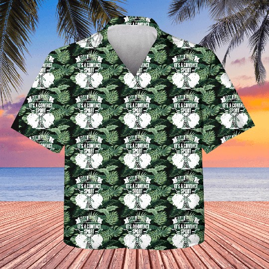 Funny Ham Radio It's A Contact Sport Amateur Radio Kids Hawaiians